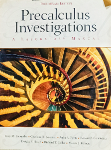 Precalculus investigations