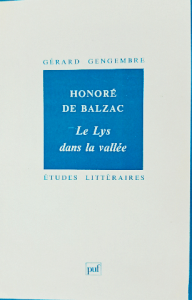 Honore de balzac le lys dans la vallée