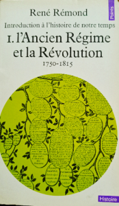 I.l'ancien régime et la révolution