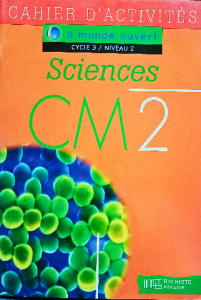 À monde ouvert cycle3/niveau2 sciences  cm2