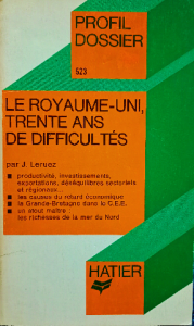 Le royaume uni trente ans de difficul tés