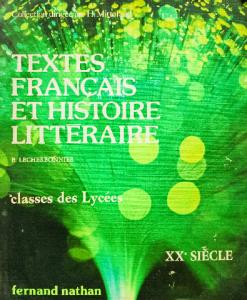 Textes Français et histoire littēraire