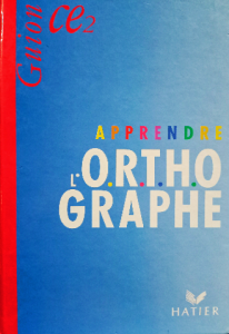 Guion ce2 apprendre ortho graphe