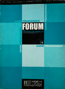 Guide pédagogique forum méthode de Français