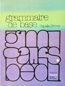 Grammaire de base capelle frćrct
