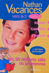 Nathan vacances vers la 5e français