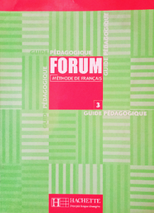 Forum méthode de Français 3 guide pédagogique