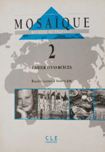 Mosaïque methode de Français 2 cahier d'exercices