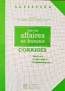 Faire des affairs en français corrigés