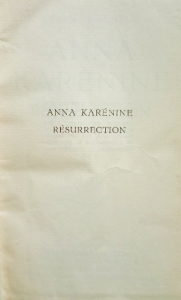 Anna karénine résurrection