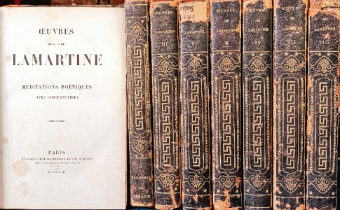 Ceuvres LAMARTINE Réflexions poétiques 7 pièces