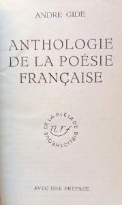 Anthologie de la poésie française