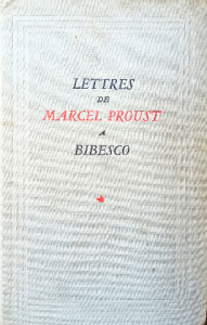 Lettres db marcel proust a bibesco