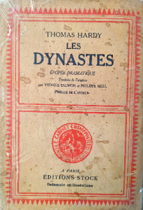 Thomas hardy les dynastes épopée dramatique