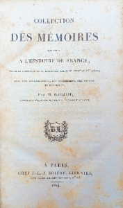 Collection des mémoires A luistoire de france
