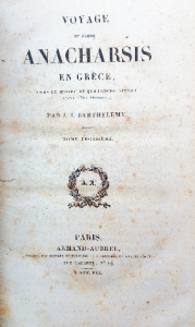 Voyage anacharsis en gréce