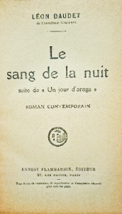 Le sang de la nuit suite de un jour d'orage