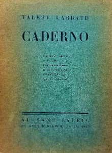 Caderno  larbaud caderno