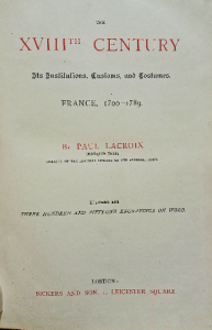 Xviiith century France 1700_1789