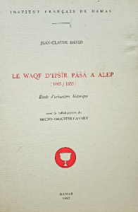 Le waqf d'ipsír pāsā a alep 1063_1653
