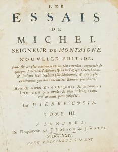 Les essais de michel seigneur de montaigne tome iii