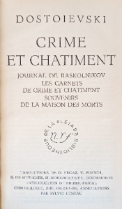 Dostoievski crime et chatiment
