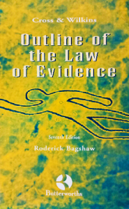 Outline of the law of evidence