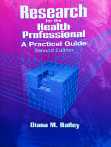 Research for the health professional a practical guide