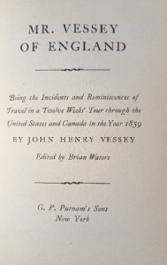 Mr.vessey of England