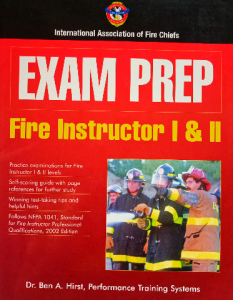 Exam prep fire inspector I&II