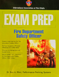 Exam prep fire department safety officer