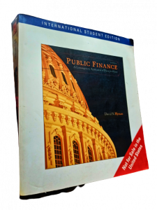 public finance a contemporary application of theory to policy
